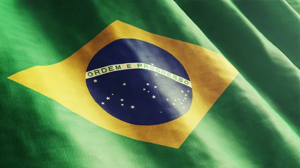 Braziliaanse vlag — Stockfoto