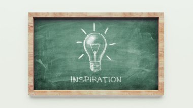 çizim ışık blub yazı tahtası