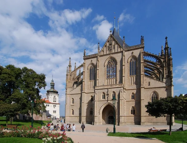 Kutna Hora - Église de Sainte-Barbara Images De Stock Libres De Droits