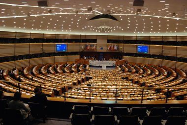 Brussels - The European Parliament clipart
