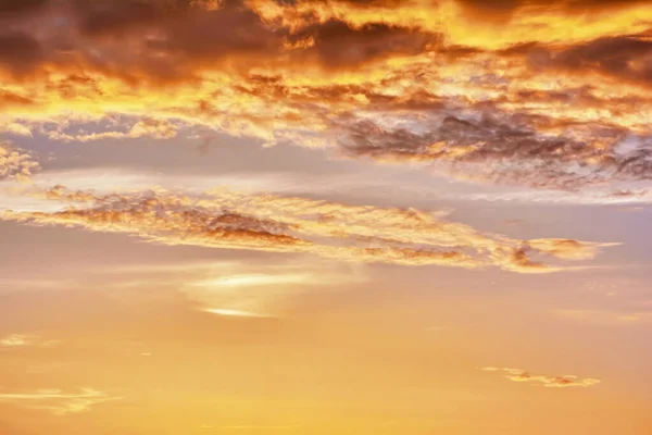 Himmel Med Moln Vid Solnedgången — Stockfoto