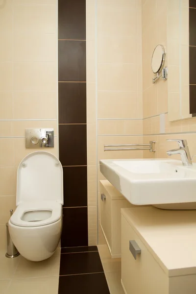 Moderní čisté koupelny — Stock fotografie