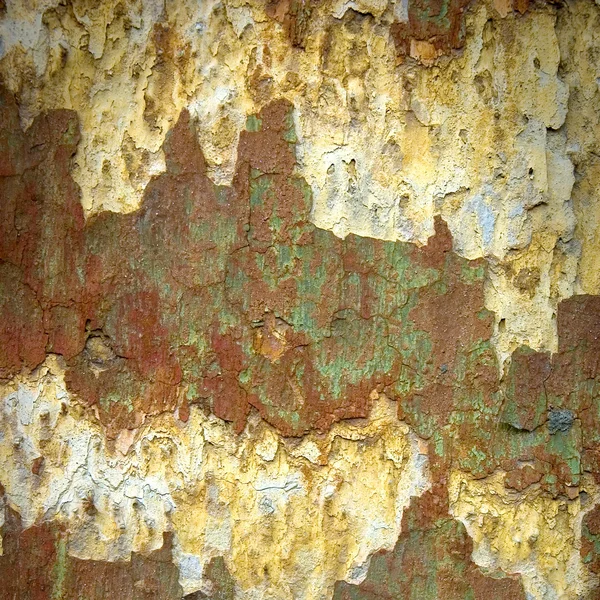 Dirty damaged rusty wall — Stock Photo, Image