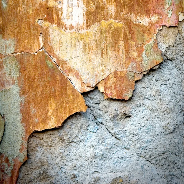 Schmutzige beschädigte rostige Wand — Stockfoto