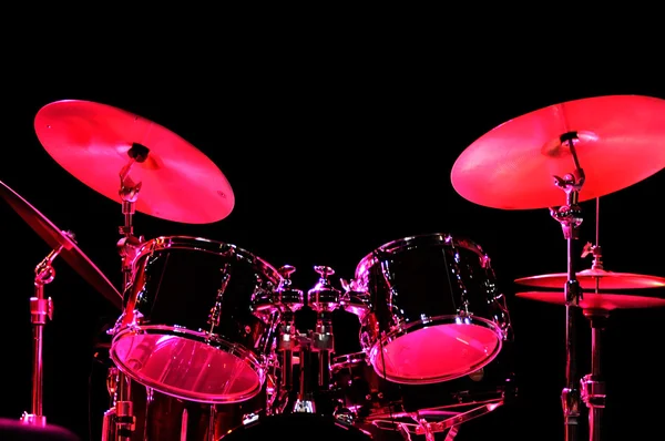 Drumkit in het werkgebied — Stockfoto