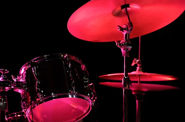 Drum Kit на сцене — стоковое фото