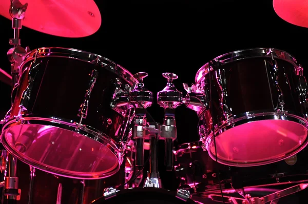 Drumkit in het werkgebied — Stockfoto