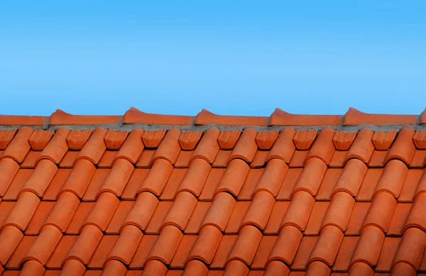 Kırmızı çatı — Stok fotoğraf