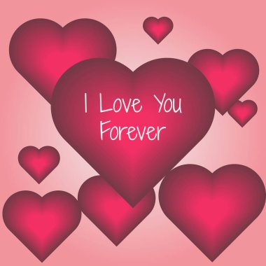 pembe romantik aşk tasarımı