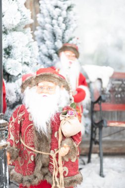 Noel Baba Noel Oyuncağı Geleneksel Kış Tatili Kutlaması