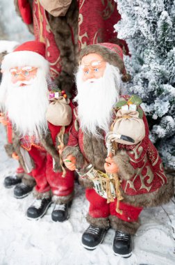 Noel Baba Noel Oyuncağı Geleneksel Kış Tatili Kutlaması