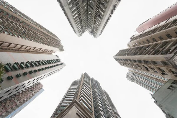 Gebäude Oder Wolkenkratzer Design Konzept Von Gebäuden Und Sehenswürdigkeiten Auf — Stockfoto