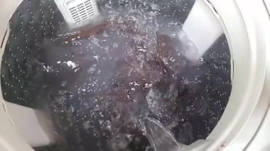 technology, washing machine in selective focus