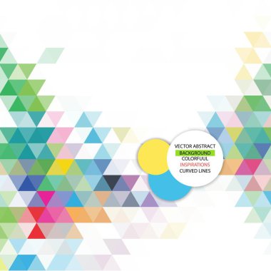 Soyut geometrik arkaplan. Üçgen Tasarım Ögesi