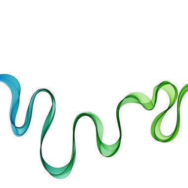 Renkli dalga deseni. Modern tasarım ögesi