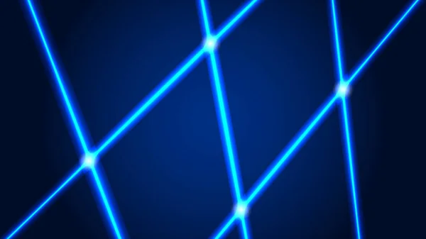 Linhas Brilhantes Diagonais Fundo Azul Escuro —  Vetores de Stock
