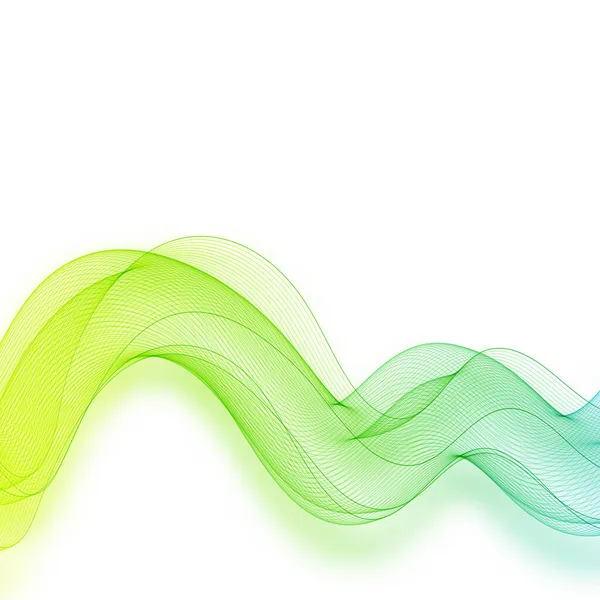 色波の背景 抽象的な波 デザイン要素 — ストックベクタ