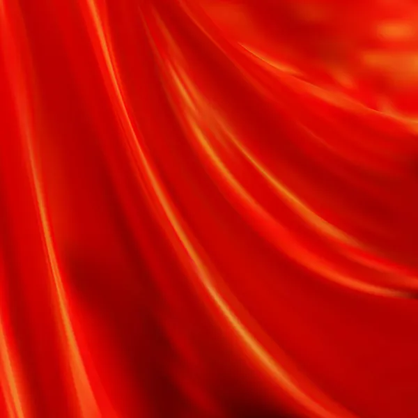 Tessuto Seta Rosso Stropicciato Bellezza Moda — Vettoriale Stock