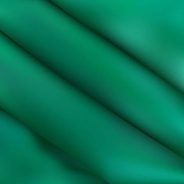 Liso Elegante Seda Verde Satén Textura Tela Lujo Puede Utilizar — Vector de stock