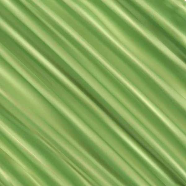 Fundo Abstrato Pano Verde Luxo Onda Líquida Dobras Onduladas Textura — Vetor de Stock