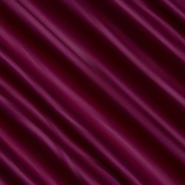 Смятый Волнистый Роскошный Красный Шелк Атласная Ткань Гладкой Поверхностью Реалистичный — стоковый вектор