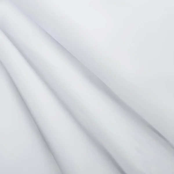 Абстрактное Белое Сатиновое Шелковое Полотно Текстильная Драпировка Складками Волнистой Формы — стоковый вектор