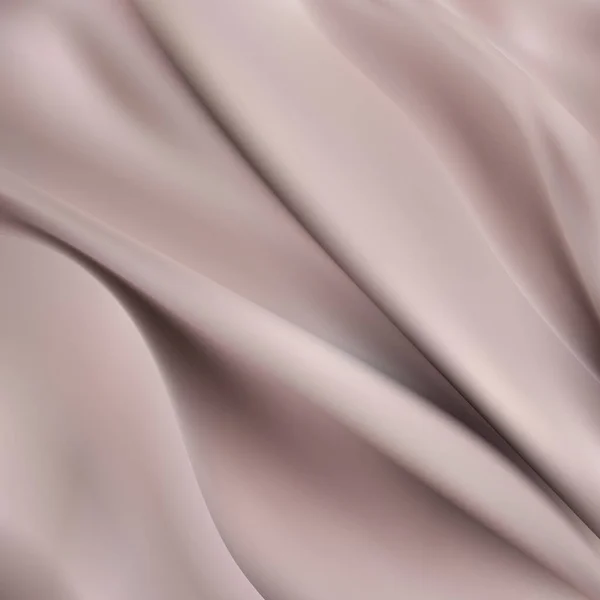 Satin Silky Cloth Fabric Textile Drape Crease Wavy Folds Soft — 스톡 벡터