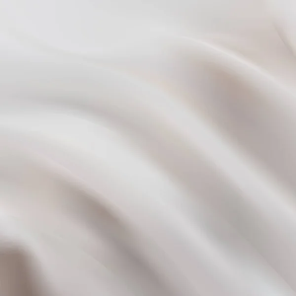 要旨白いサテンシルキークロス 波が柔らかい布で布のドレープ 風に揺れる 折りたたみ紙の質感 ミルク ヨーグルト クリーム 化粧品カールの背景 — ストックベクタ