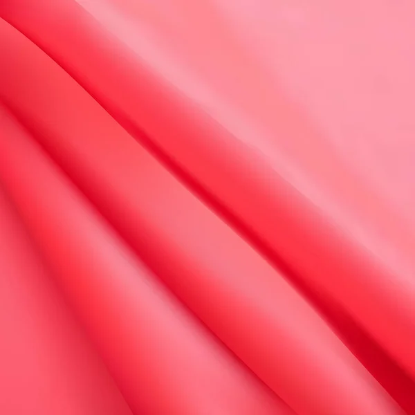 Růžové Zlaté Saténové Hedvábné Plátno Látkové Textilní Roušky Vlnitými Záhyby — Stockový vektor