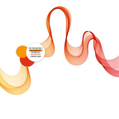 Renkli parlak vektör dalgası. dekor için dalga deseni