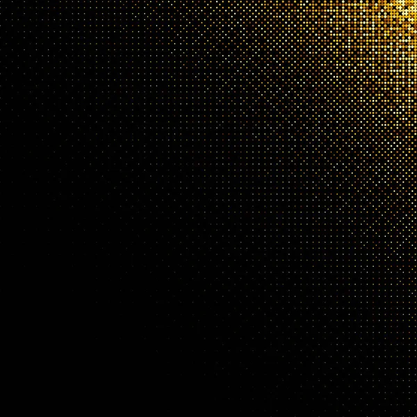 Zlatý Drolící Pyl Třpyt Záře — Stockový vektor