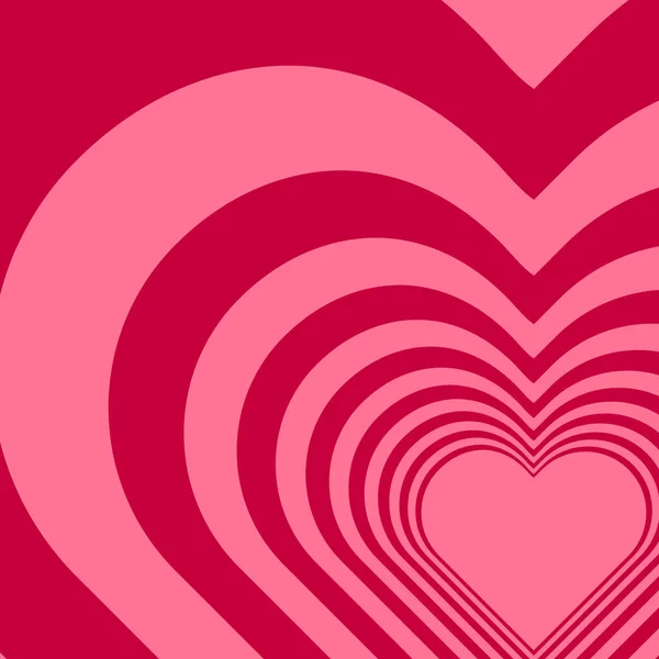 Pozadí Srdcem Šablona Dovolené Rozvržení Valentýna — Stockový vektor