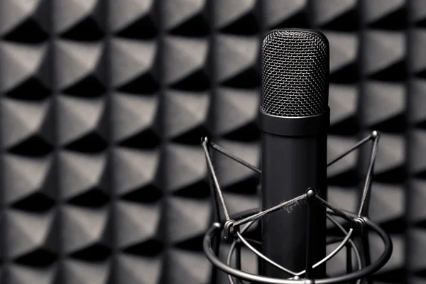 Stüdyo mikrofon, kayıt stüdyosu.