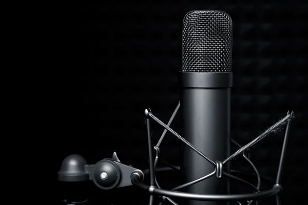 Stüdyo mikrofon, kayıt stüdyosu.