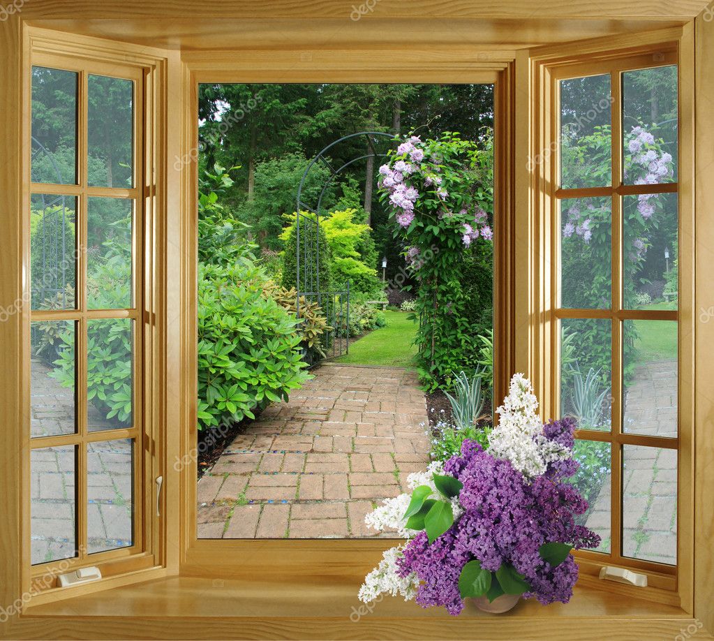 Open window — Stock Photo, Image