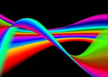 soyut renkli yanardöner rakamlar