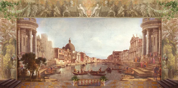 Grand Canal mit S. simeone piccolo — Stockfoto