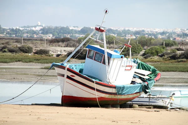 Barco de pesca en Sancti Petri — Foto de Stock