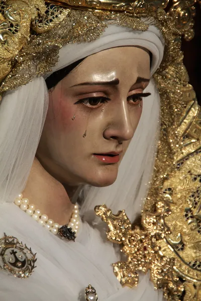 Religiöses Bild, Jungfrau Maria — Stockfoto