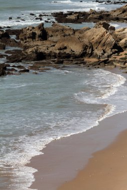 Cliffs conil kıyı şeridi, İspanya