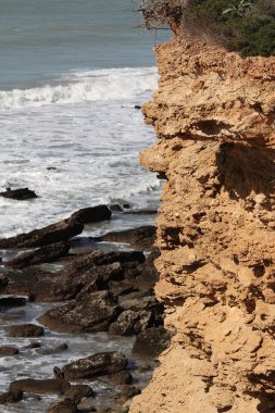 Cliffs conil kıyı şeridi, İspanya