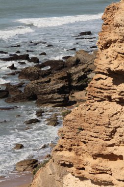 Cliffs conil kıyı şeridi, İspanya