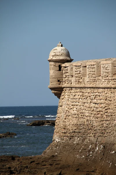 Castillo San Sebastián de Cádiz, ancient defensive architecture — 스톡 사진