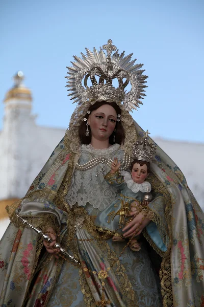 Virgen del Rosario, Conil de la Frontera. — Fotografia de Stock