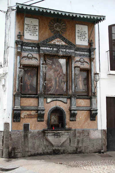 Altar en la calle, ciudad de Córdoba — Stok fotoğraf