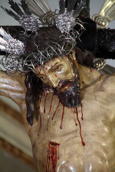 Cristo de la Buena Muerte, siglo XVII, Medina Sidonia — Stockfoto