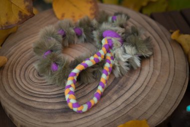 Köpek için uzun yün oyuncaklar. Her kedi ve köpeğe uygun yumuşak bir oyuncak.. 