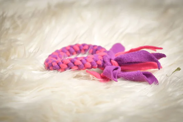 Soft Fluffy Fleece Toys Dog Soft Toy Fleece Suitable Every — Stockfoto