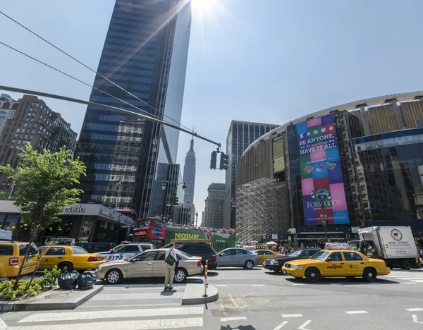 Manhattan-Straßen — Stockfoto