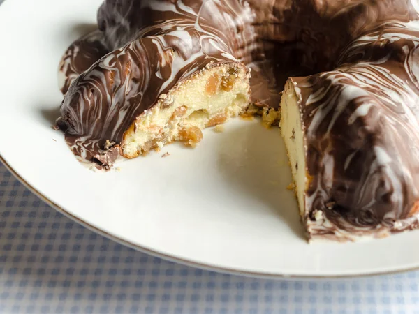 Chocolate cheesecake — Stock Photo, Image